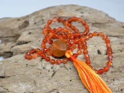 CARNELIAN MALA ॐ