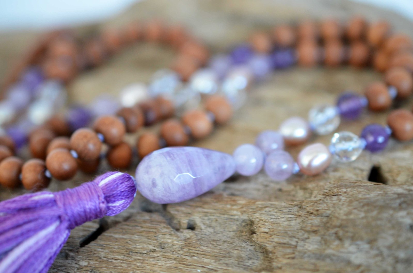 PEACE (SANDALWOOD) MALA ॐ - Image 7