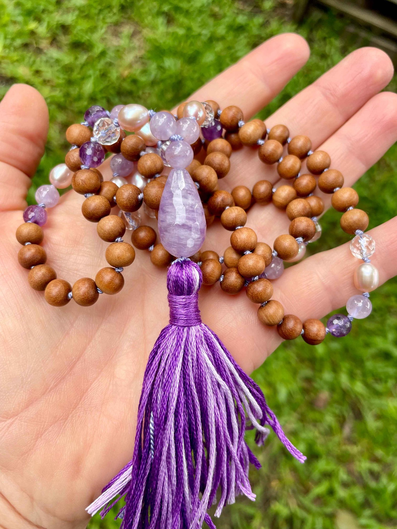 PEACE (SANDALWOOD) MALA ॐ - Image 6