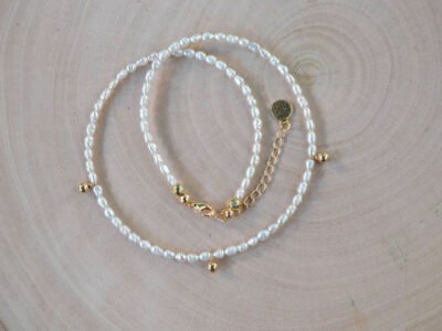 DAINTY PEARL CHOKER ॐ