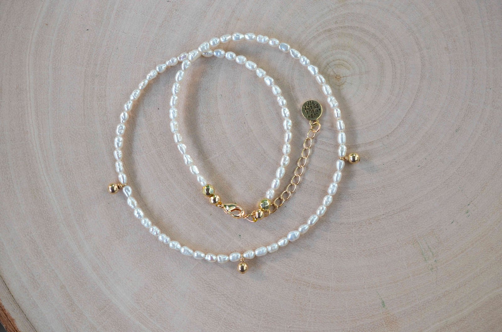 DAINTY PEARL CHOKER ॐ